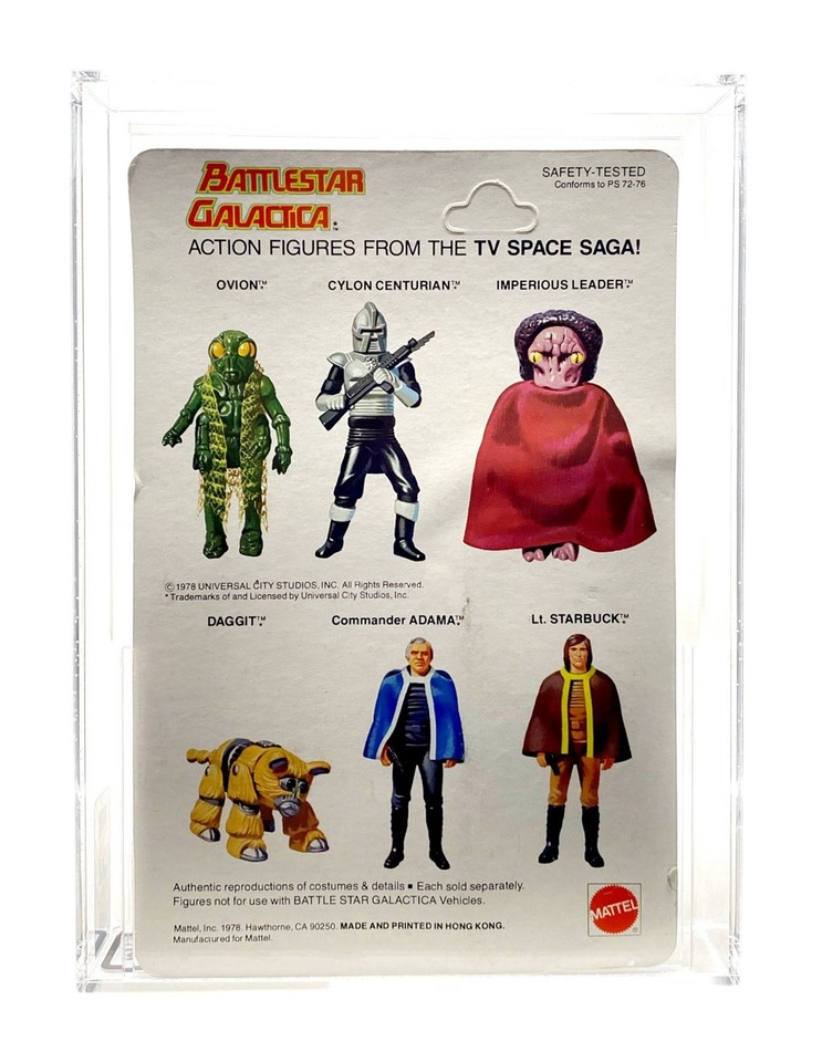 1979 Mattel Battlestar Galactica AFA Graded Lt Starbuck Factory Sealed ...