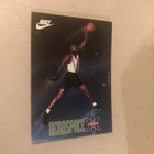 1993 Nike AEROSPACE Warner Bros Michael Jordan Sticker Card Dunking in Space