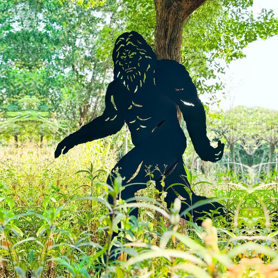 TIGGSY 7.4ft Bigfoot Metal Outdoor Decor Big Foot Sasquatch 7.4 feet ...