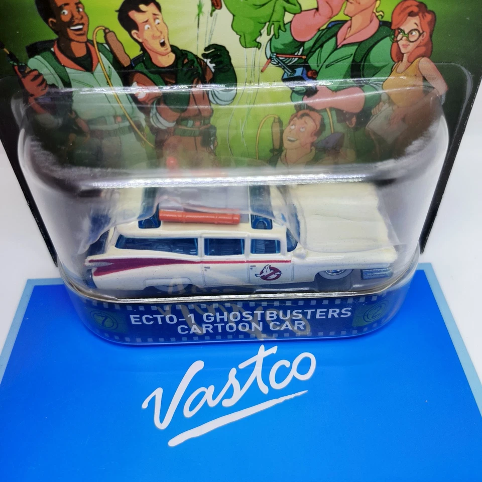 Coche de dibujos animados Hot Wheels Retro Entertainment The Real Ghostbusters Ecto-1 CFR31 Foto 2 de 4