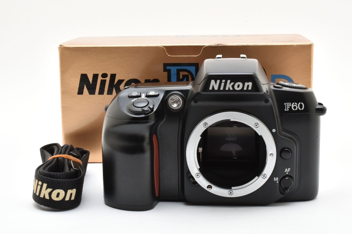 【美品】ニコンカメラ　NIKON F60D PANORAMA BLACK Near Mint in Box Nikon F60D Panorama Black 35mm SLR Film Camera