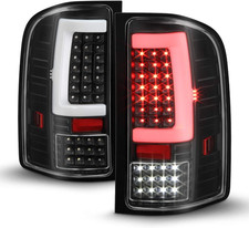 Black LED Taillights Left  Right for 2007-2013 Chevy Silverado 1500 2500 3500