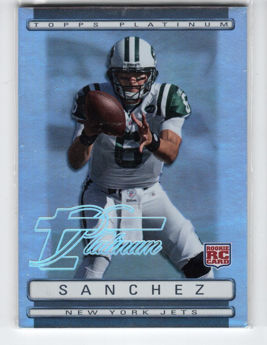 Mark Sanchez Topps Platinum #133 Platinum Refractor 1549