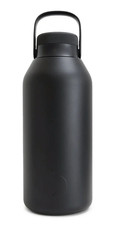 Chilly’s 4L Water Bottle Large Insulated Stainless Steel Leakproof Black Flask