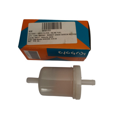 Original Kubota OEM 12581-43013 Kraftstofffilter - Minibagger Baggerlader Mähwerk