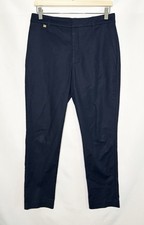 RALPH LAUREN Black Label Blue Trouser Pants Straight Pockets Women's 6