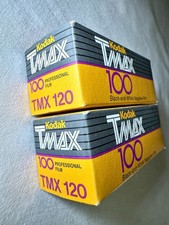 Lot 2 NEW Kodak T-Max 100 TMX 120 ISO 100 Black  White Negative Film Exp. 11/96