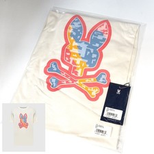  NEW Men Psycho Bunny Olivier Graphic Tee PRISTINE BEIGE MT0200210 250   