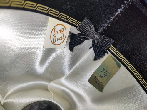 BAILEY MADE IN TEXAS USA  4X Gray Beaver Long Oval Hat Size 7 3/8 (59) *as is* - Picture 12 of 19