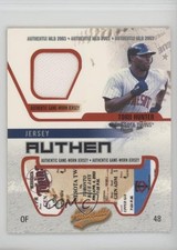 2003 Fleer Authentix Jersey Authentix Ripped Torii Hunter #JA-TH w5b