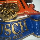 Busch Vintage Flying Eagle 3D Sign Beer A Logo Faux Wood Red Gold Blue Man Cave — photo 7