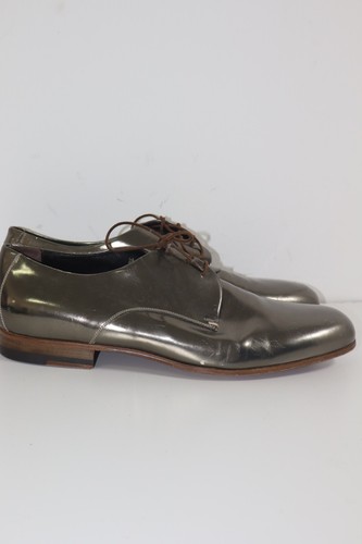 LANVIN PARIS ZAPATOS MOCASINES TG 44,5 / 10,5 PIEL HOMBRE CLÁSICO VINTAGE - Picture 7 of 9