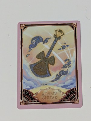 Hazbin Hotel 2nd Edition Adam's Guitar 02/50 Ultra Rare Pink Foil Trading Card