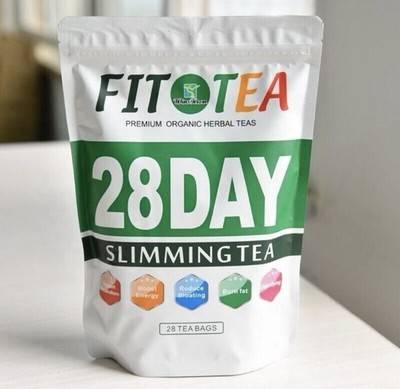 FitTea 28 Day Slimming Boost Energy Burn Fat Detoxifying Weight Loss Herbal Tea