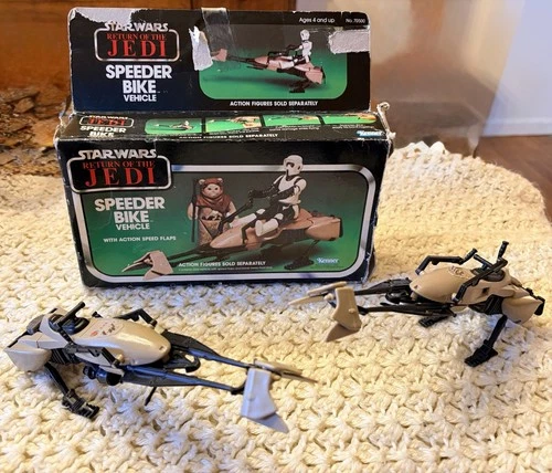 Vintage Star Wars Speeder Bikes - Lot Of 2