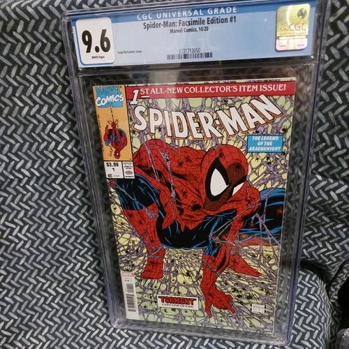 Spider-Man #1 The Legend of the Arachknight McFarlane  CGC 9.6 GRADED!