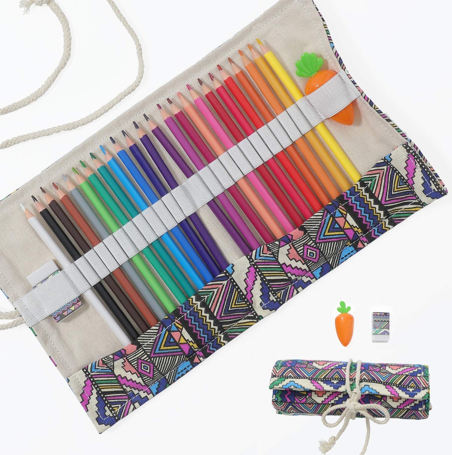 Set For Adults And Kids 24 Count Coloring Pencils Fo...