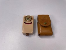 Vintage GE Mascot PR-35 Exposure Light Meter w Leather Case USA