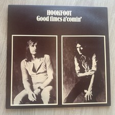 NM - Hookfoot - Good Times A&rsquo;Comin - DJLP - L Textured Sleeve Translucent Vinyl