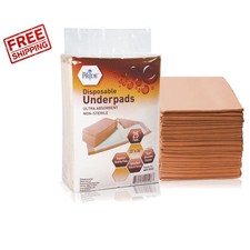 Super Absorbent 23x36 Disposable Underpads   Perfect for Adult Incontinence