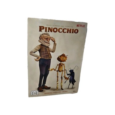 Netflix Limited Ed Pinocchio Del Toros Figure Set Geppetto Cricket (3pc set) 