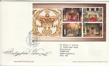 GB Stamps First Day Cover Buckingham Palace MS, Royalty, architecture SHS 2014