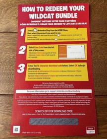 Nintendo Switch Fortnite Wildcat Code READ SLIDES