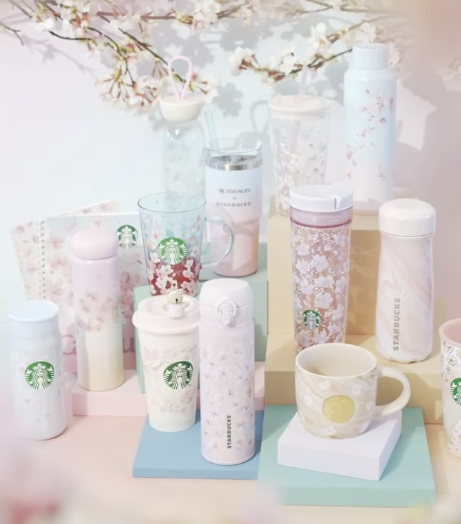 Starbucks Japan Sakura 2025 1st & 2nd Cherry Blossoms Starbucks Japan Sakura 2025 1st & 2nd Cherry Blossoms