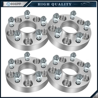 4X 1'' Hubcentric Wheel Spacers 5x114.3 12x1.5 For Acura RL RSX CL ILX RL TL TLX