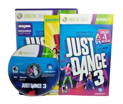 Just Dance 3 Microsoft Xbox 360, 2011 Complete