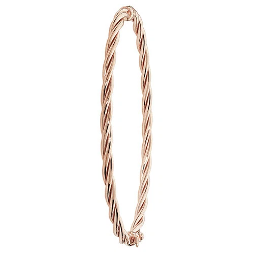 9ct rose gold bangle sale