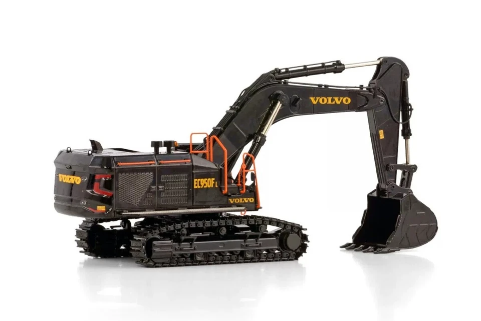 Excavadora Volvo EC950F en negro, modelos de camiones WSI, vehículo de construcción, 1:50 Foto 2 de 4