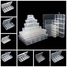 Fishing Tackle Boxes Thickened Fishing Lure Case Adjust Compartments Storage UK