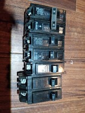 LOT Siemens 2 Pole 30 20 Amp Type QP Circuit Breakers  Vintage GE  Challenger