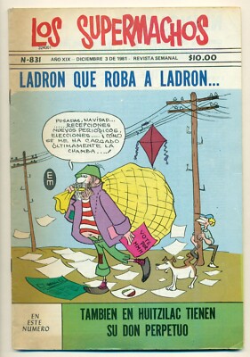 LOS SUPERMACHOS #831 Ladrón que roba a Ladrón, Comic 1981