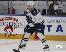 Rimouski Oceanic Alexis Lafreniere Signed Autographed 8x10 Photo JSA COA #1
