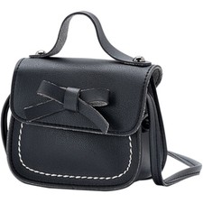 1PC Purse Crossbody Bag Bowknot Fashion Small Little Girls Crossbody Black