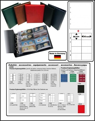 COIN ALBUM-BROWN-COINCARDS-5-Sleeves-+-ZWL-W-for-40-Coincards-LOOK-OPTUS-1003-D-W