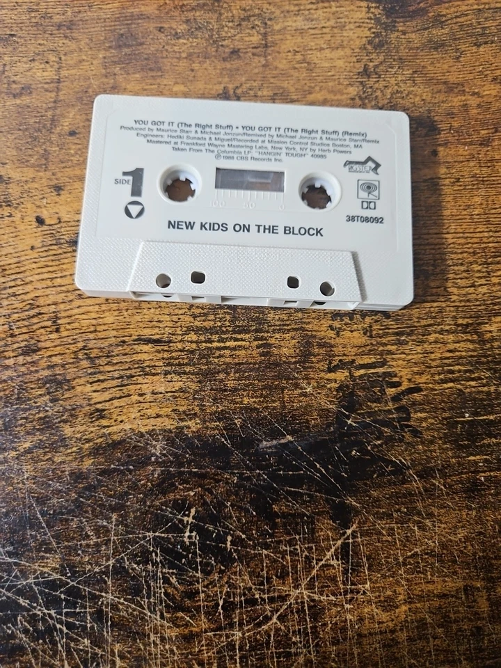 RARE 1988 New Kids On The Block - You Got It (The Right Stuff) Cassette Single - Image 3 of 4