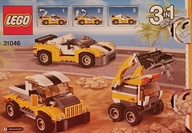 Lego 31046 Creator 3 in 1 Complete, Original Box, Used