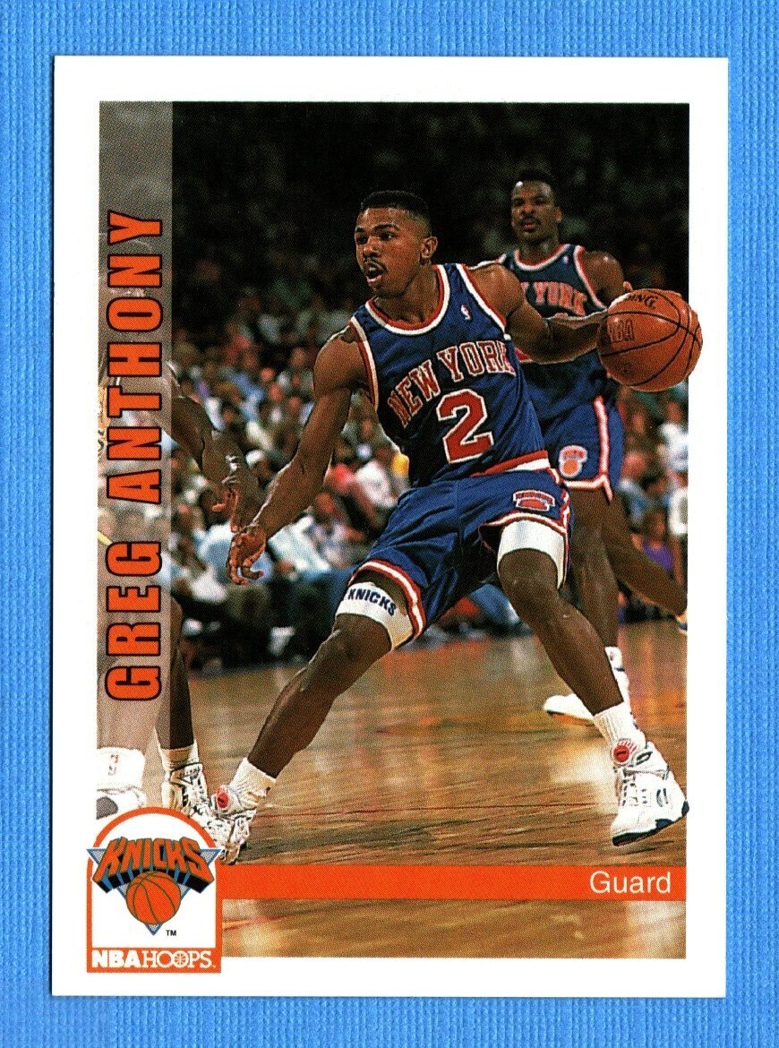 1992-93 NBA Hoops #152 Greg Anthony New York Knicks