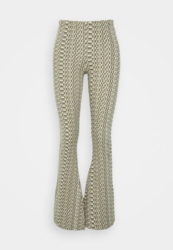 MONOGRAM FLARES Trousers UK12 L Olive 