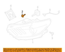 FORD OEM Headlight Head Light Lamp-Headlamp Assembly Mount Bolt W714923S439