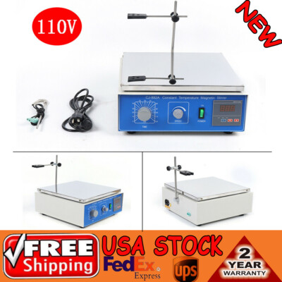 10000ML Magnetic Stirrer W/ Heating Plate Hotplate Digital Mixer Stir Bar Lab