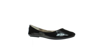 steve madden black patent leather flats