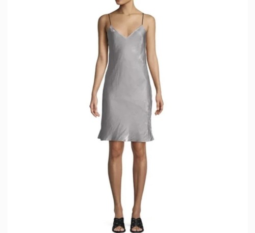 Rag and Bone Shimmery Silver Astrid Silk Dress Size 00. Amazing Condition❗️