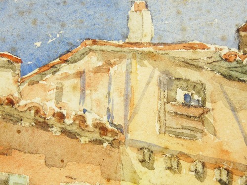 Lucie RANVIER-CHARTIER (1867-1932) Vue d'Albi Place Savène Tarn Occitanie France - Photo 7/10