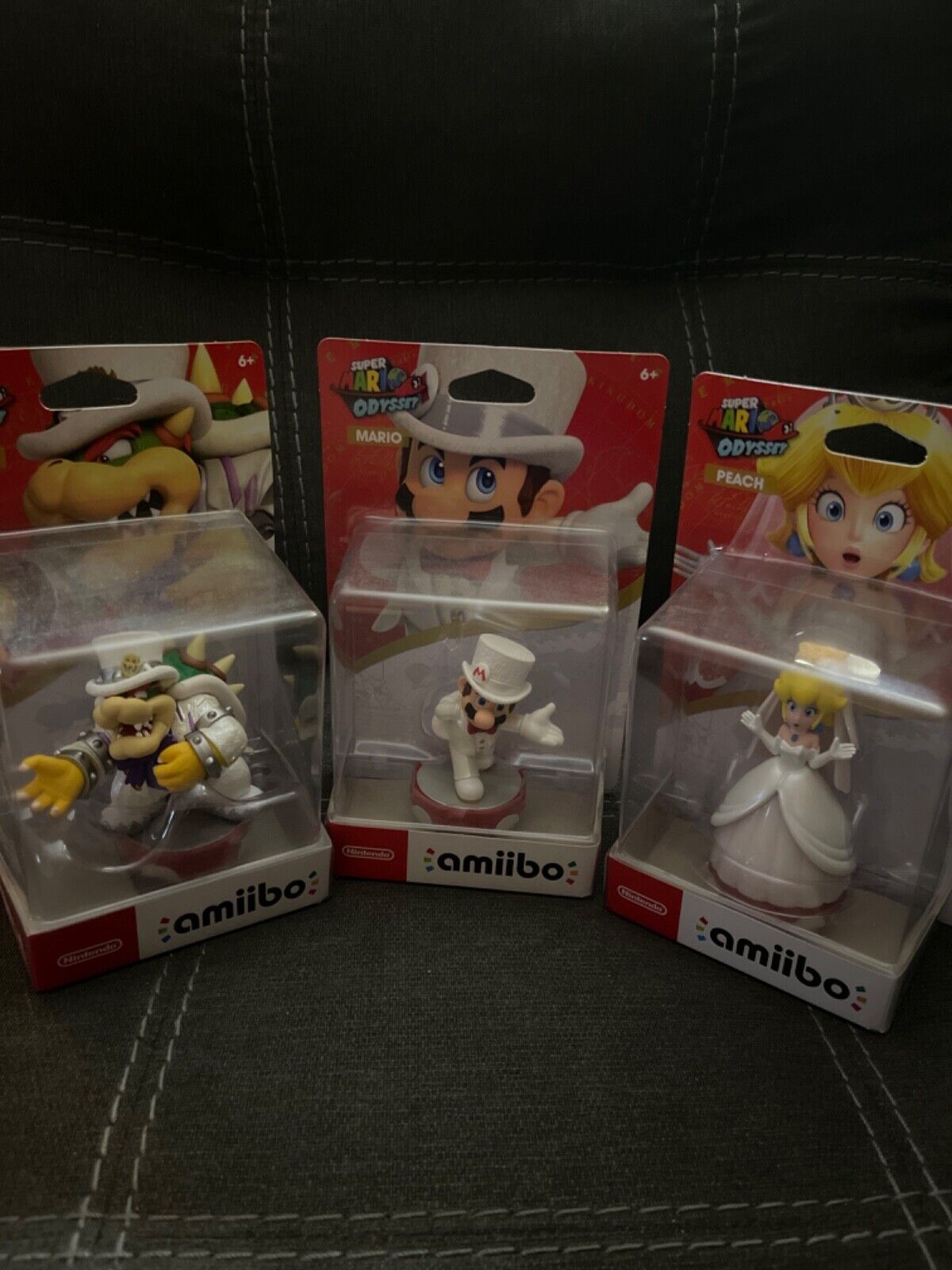 Mario bowser peach Super Mario Odyssey Amiibo Nintendo Switch 3DS Wii U