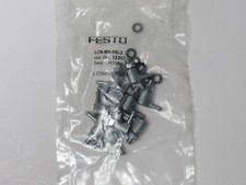 (NEW - Pack of 10) FESTO LCN-M5-PK-3 LCNM5PK3 Pneumatic Fitting Barbed L Shaped