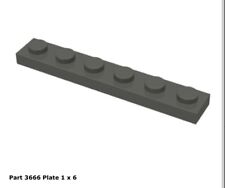 LEGO Part 2x 3004 Old Light Gray Brick 1 X 2 Star Wars 7133 for sale online